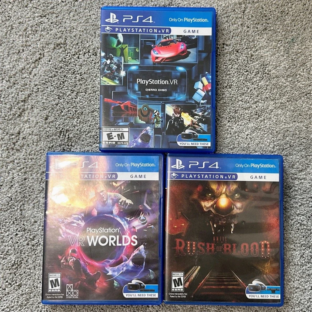 Sony PlayStation VR kit Bundle PS4 adapter included - NO CONSOLE